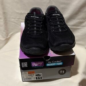 Skechers Black Air-Cooled Sneakers
